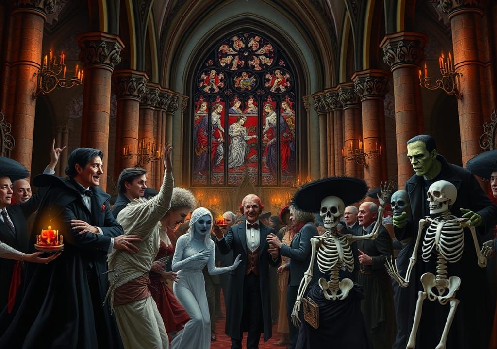 Classic Monsters' Gothic Dance Party