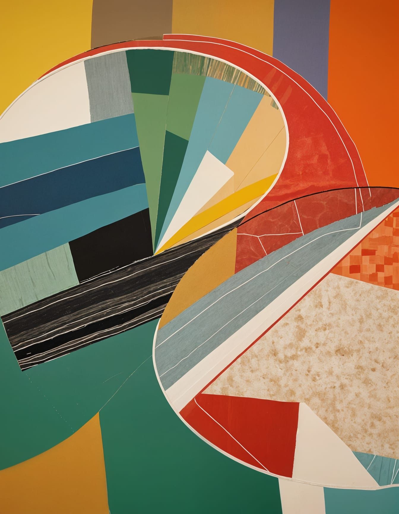 Abstract Contemporary Art Piece at Art Basel