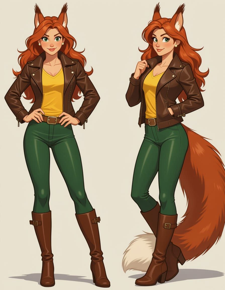Squirrel Girl in Photo-Realistic Cinematic Style