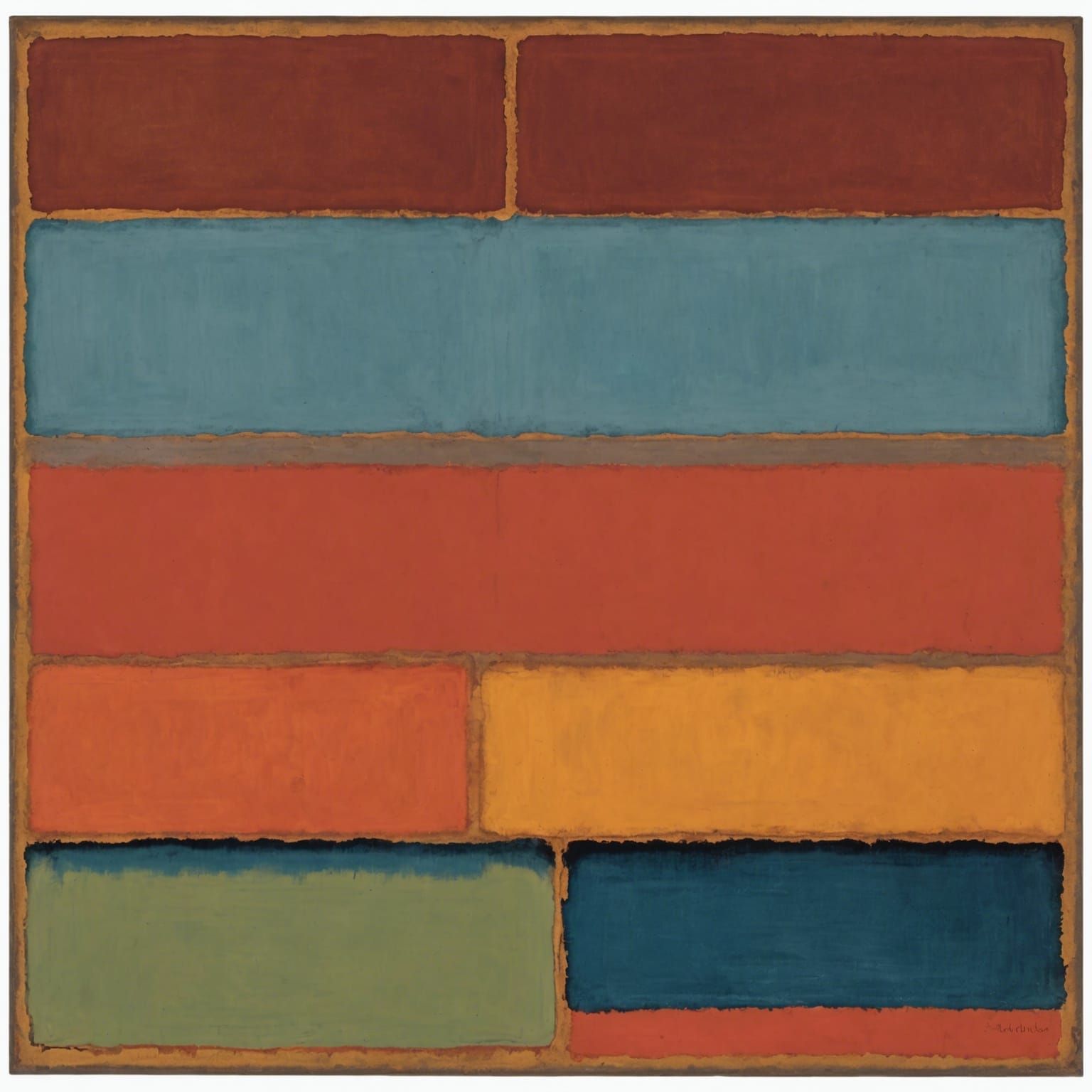 Abstract Color Field Inspired by Rothko