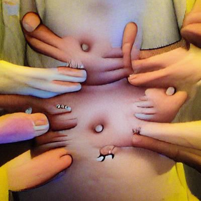 Fingers in Navels: An AI Interpretation