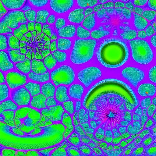 Abstract Vector Fractal of Hell's Entrance