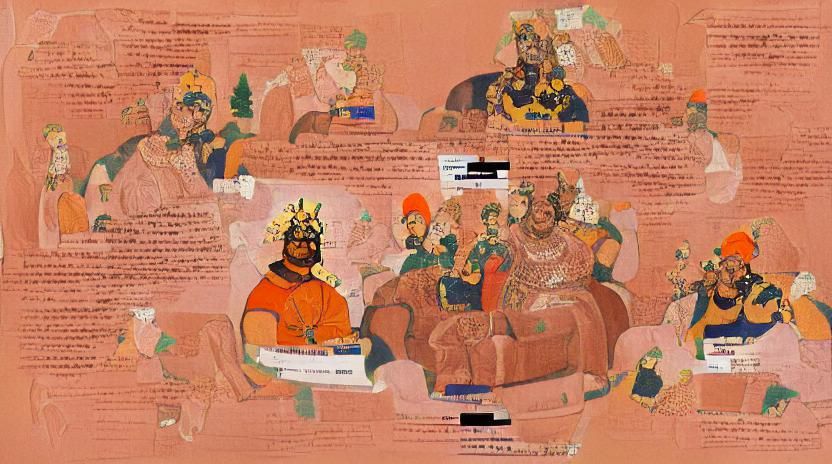 The Kushan King Kanishka, famous for his religious syncretism, convened the Fourth Buddhist council around 100 in Kashmi...