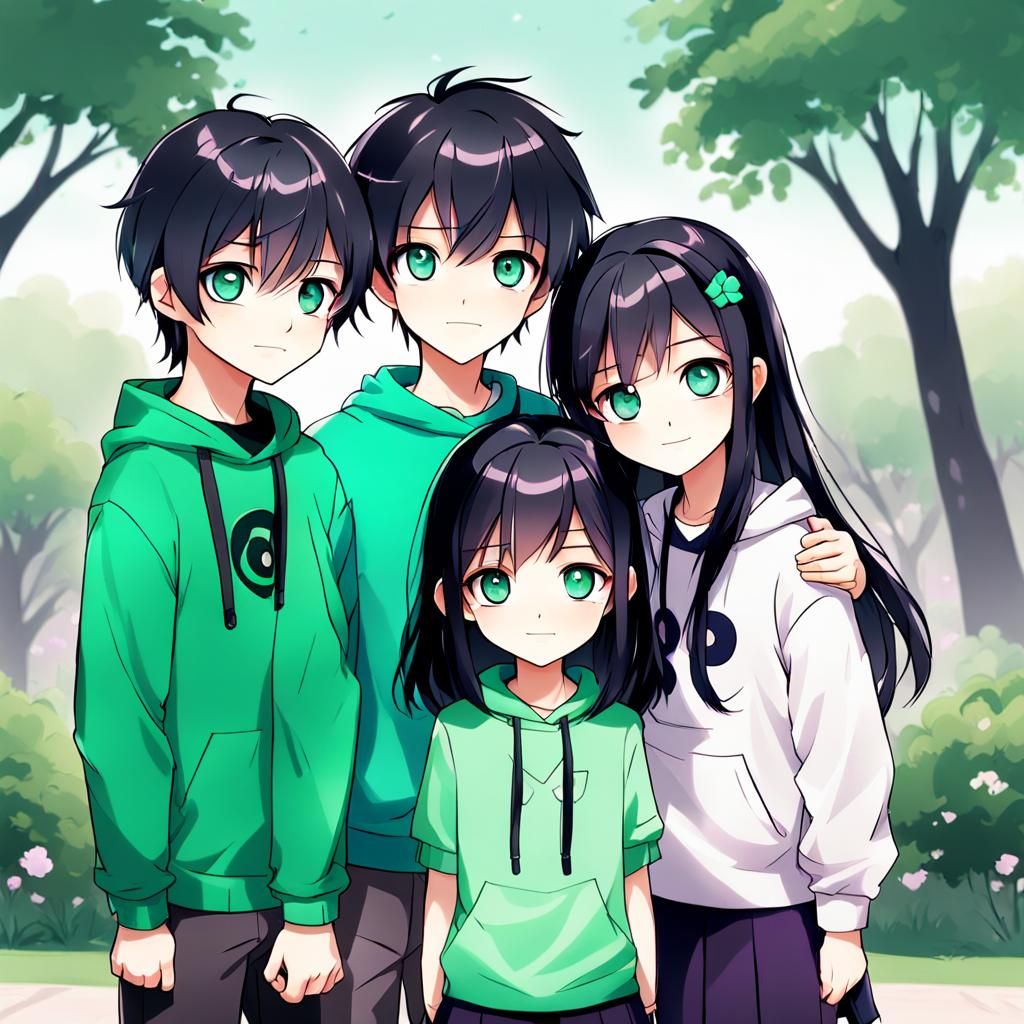 Anime Siblings: Manga-Style Sisters and Brother