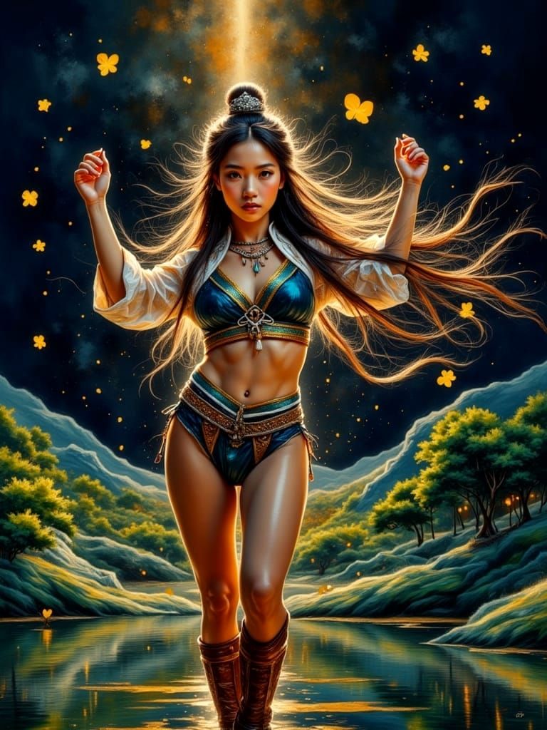 The dance of the  Yesa ritual