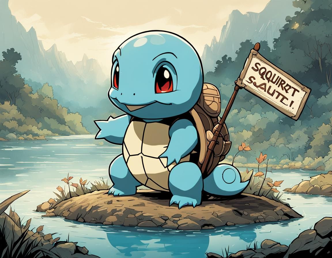 Squirtle Salute?