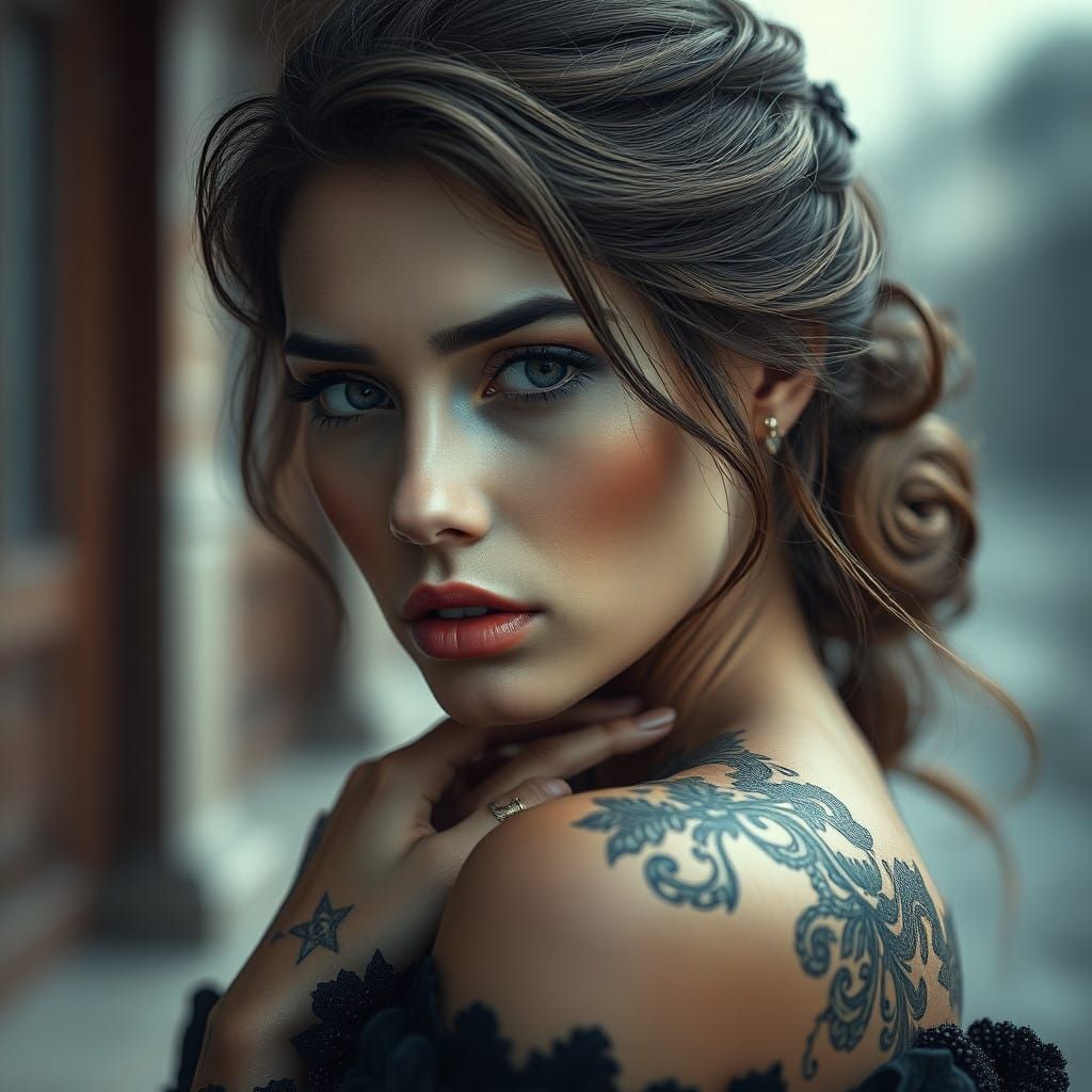 Elegant Woman in Hyper-Realistic 8K
