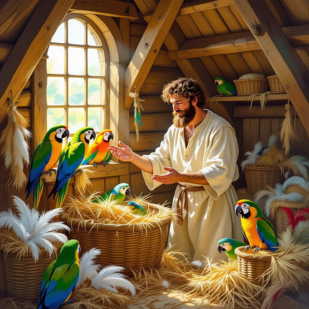 Noah's Ark: Parrots Assist with Animal Sorting