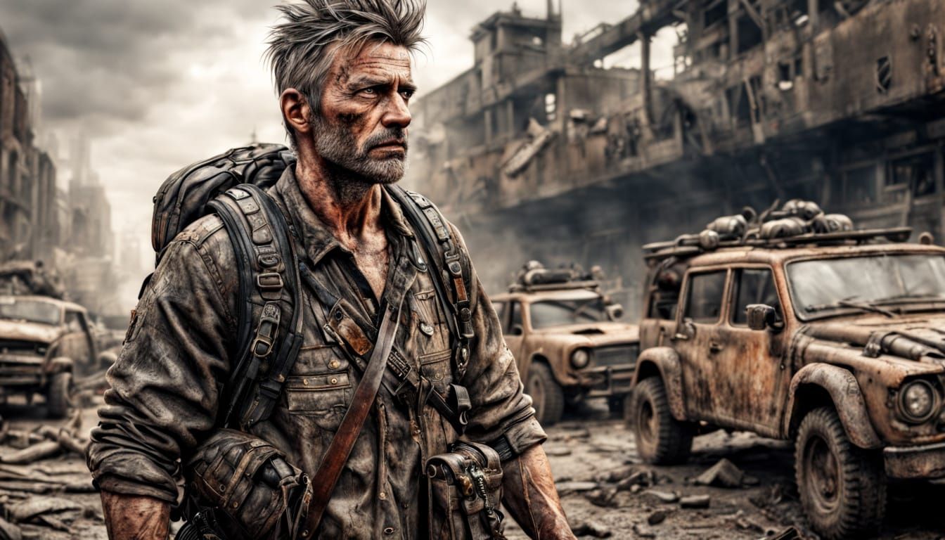 Mature Tracker in Post Apocalyptic Chic Style