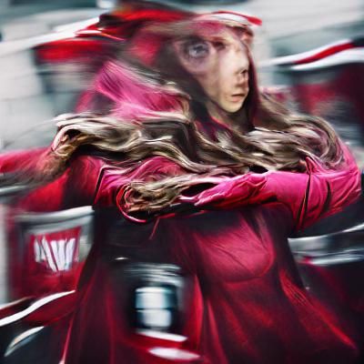 Wanda Maximoff Digital Art Portrait