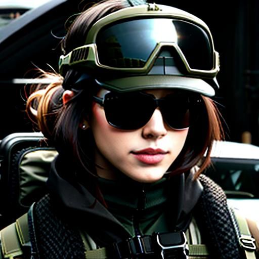 War Hamster with Special Ops Sunglasses