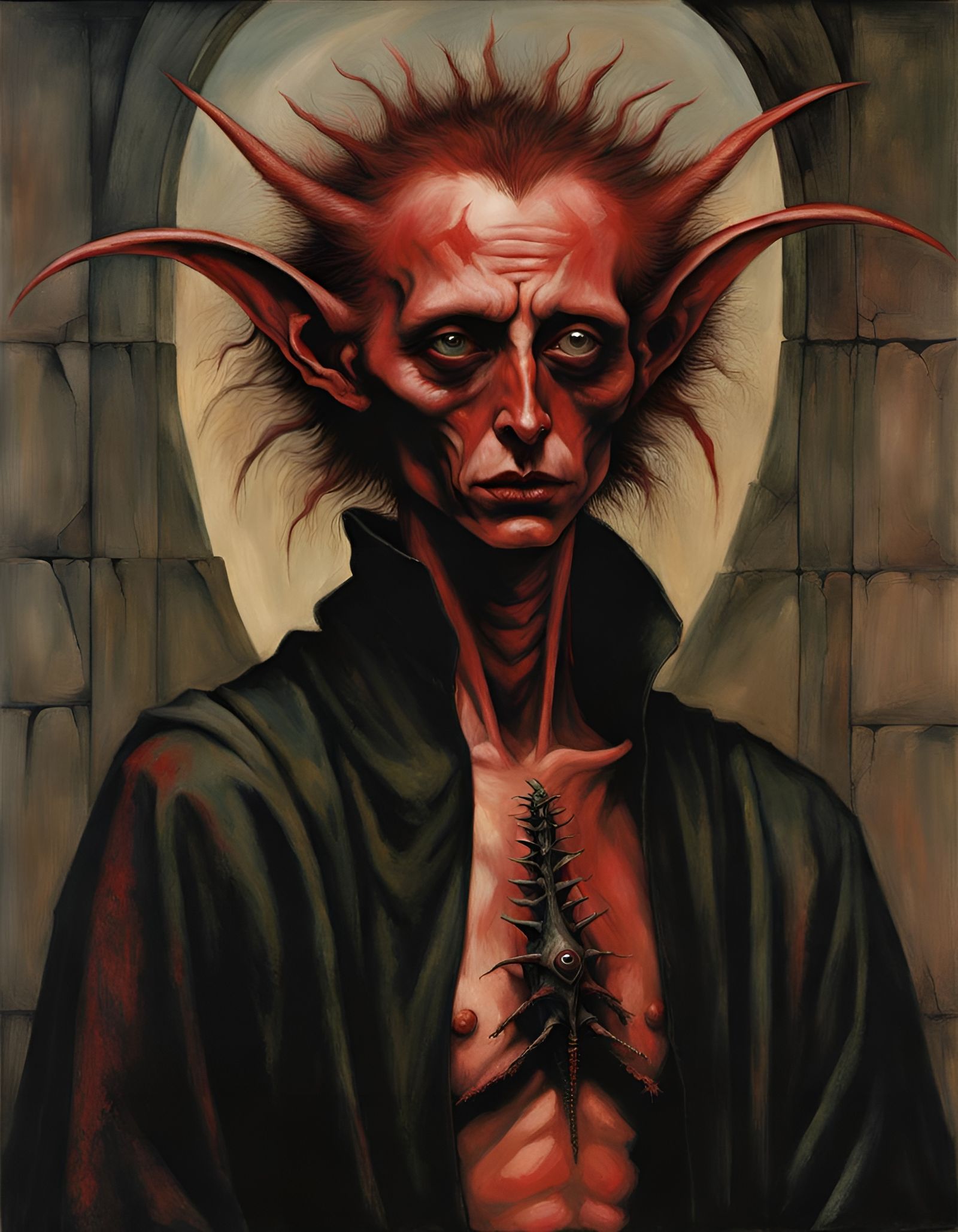 Mutant Changeling Rebel in Magic Realism Style