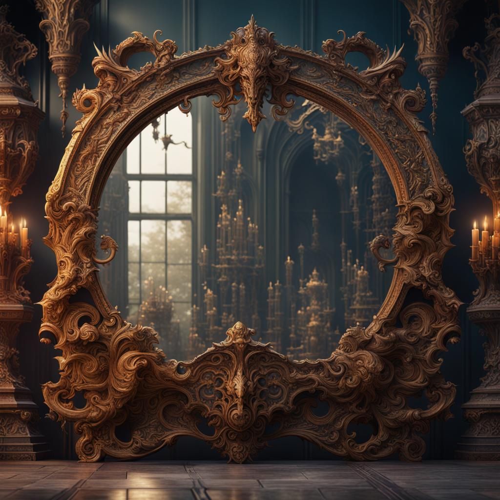 Fantastical Mirror Images in Detailed Matte Painting