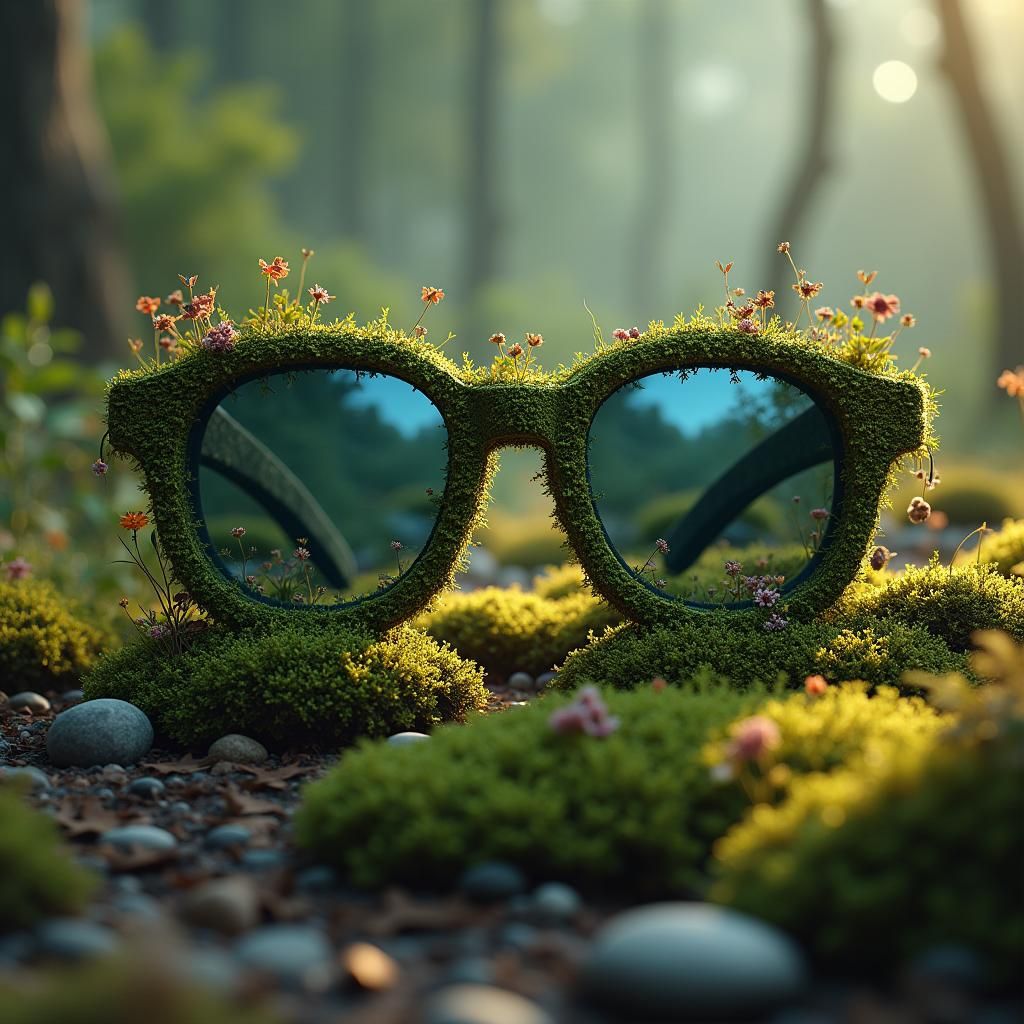 Moss Sunglasses: Photorealistic Fantasy Concept Art