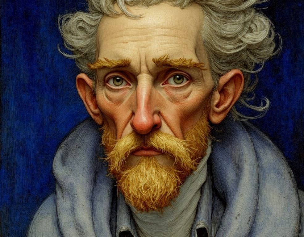 “Self Portrait at Sixty” by Vincent