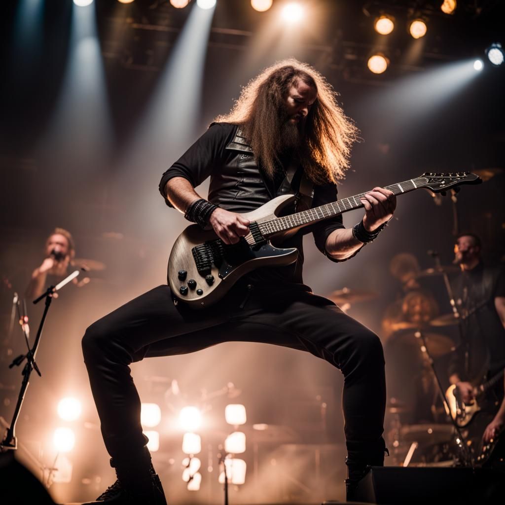 Heavy Metal Band Live in Concert Photography