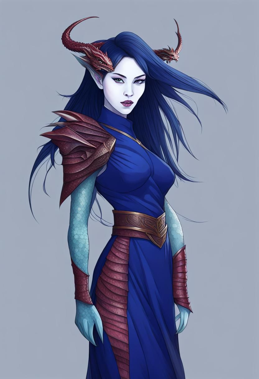 Dragon Woman: Mythical Hybrid Creature