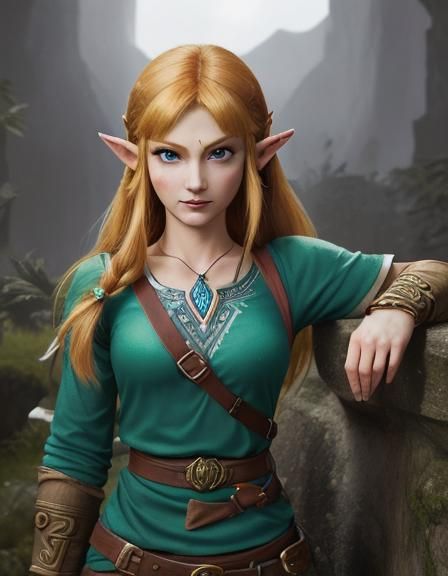 Zelda Link: Female Character Redesign