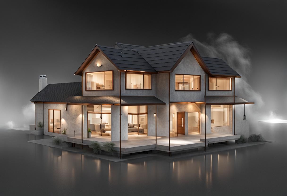 Twilight Home Interior: Warm and Cozy