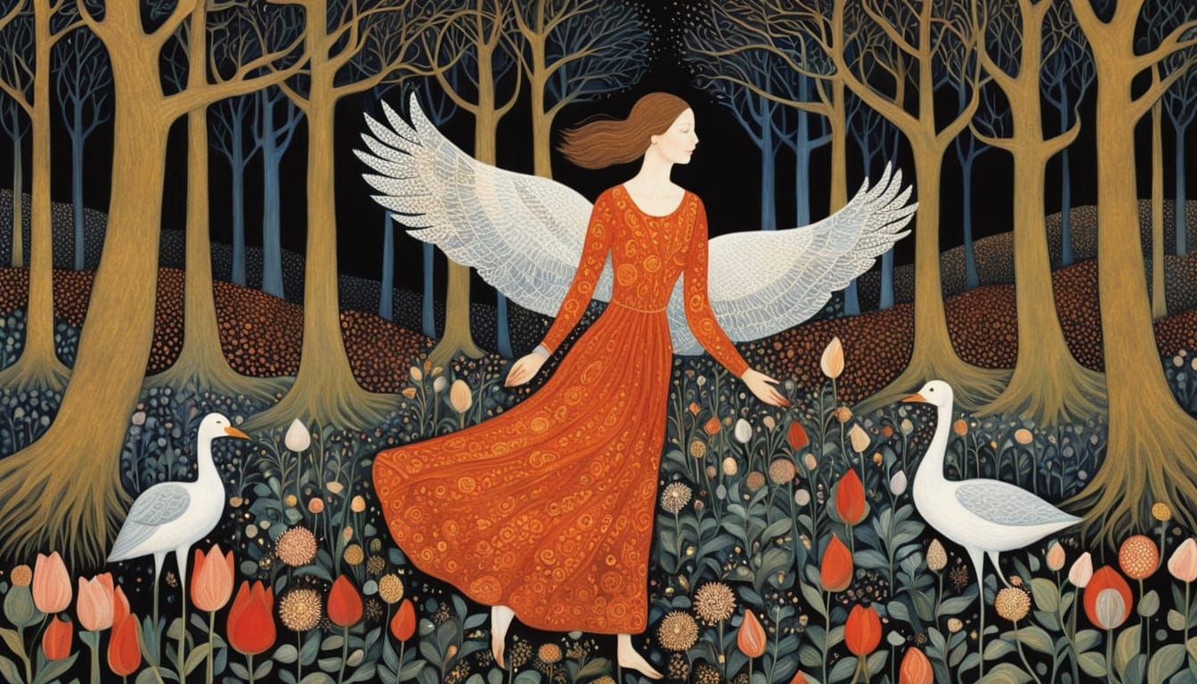 Ethereal Goddesses of the Seasons Unite in Whimsical, Dreaml...