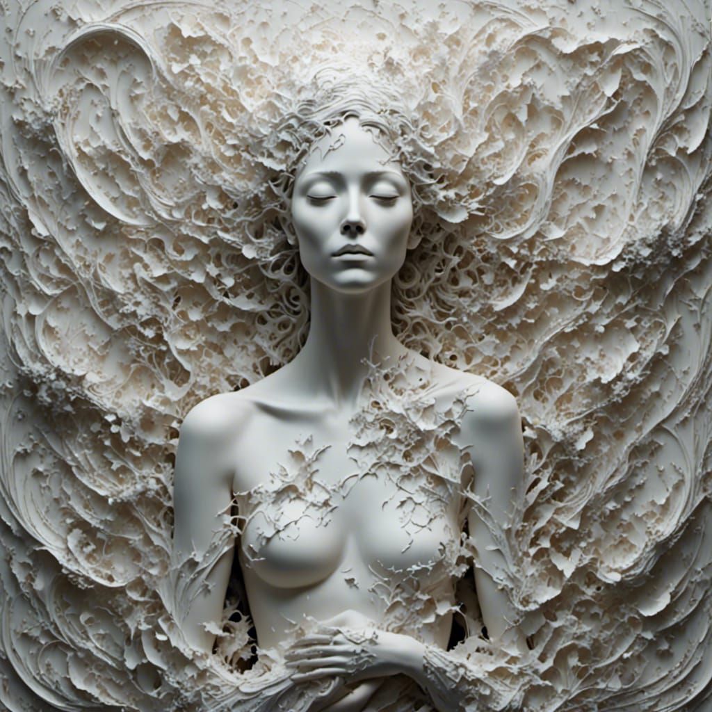 Surreal Utopian Fantasy Masterpiece in Painted Style