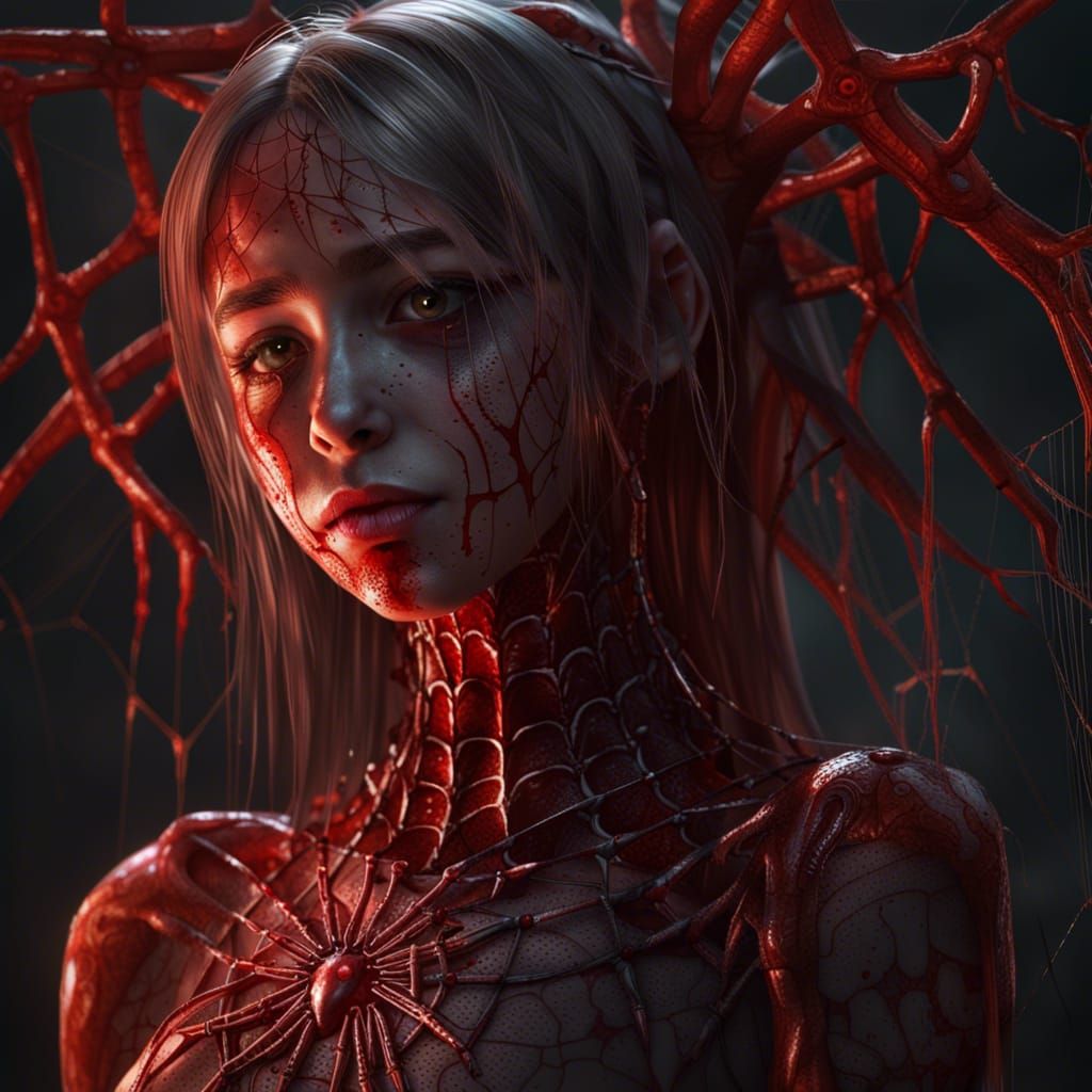 Bloody Spider girl.