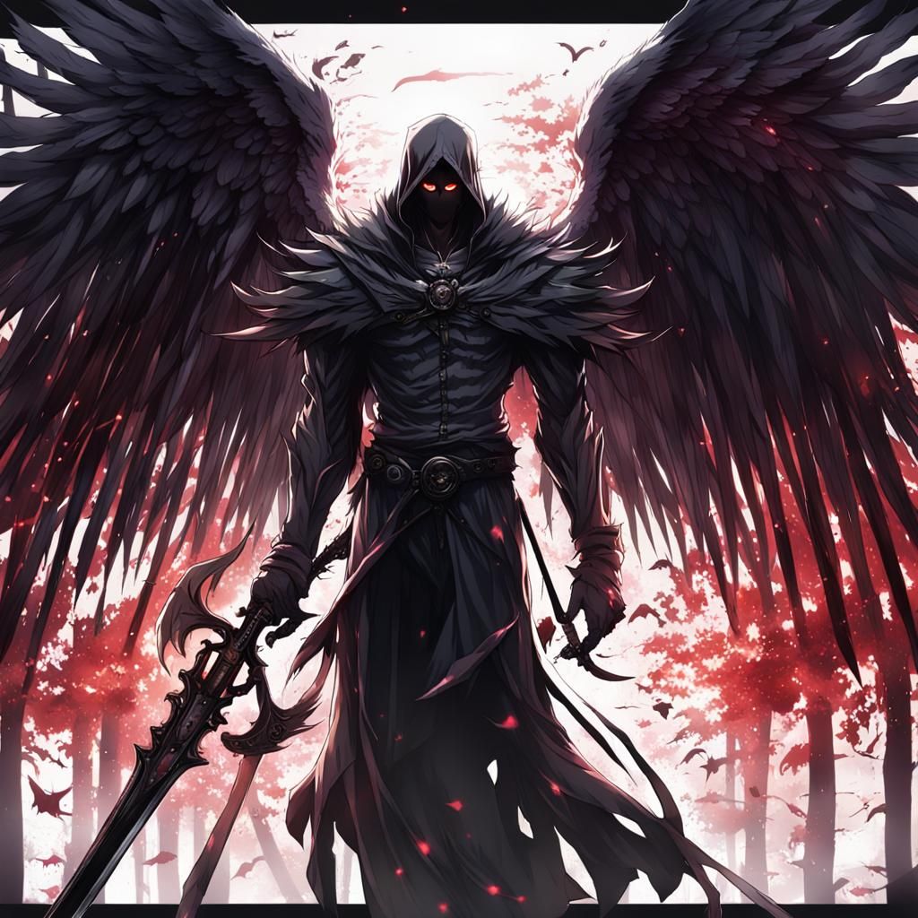 Anime-Inspired Angel of Death
