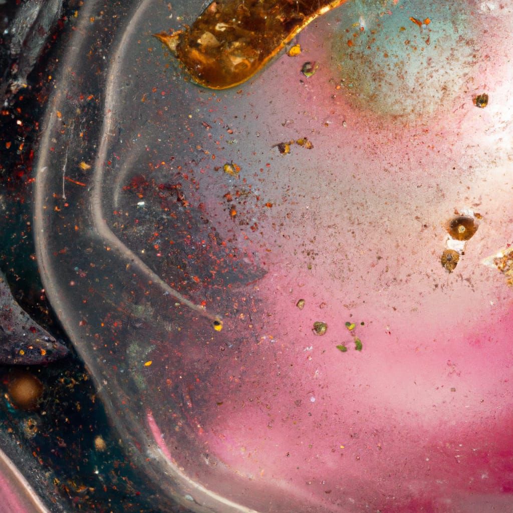 Vibrant Cosmic Forms in Holographic Abstract Art