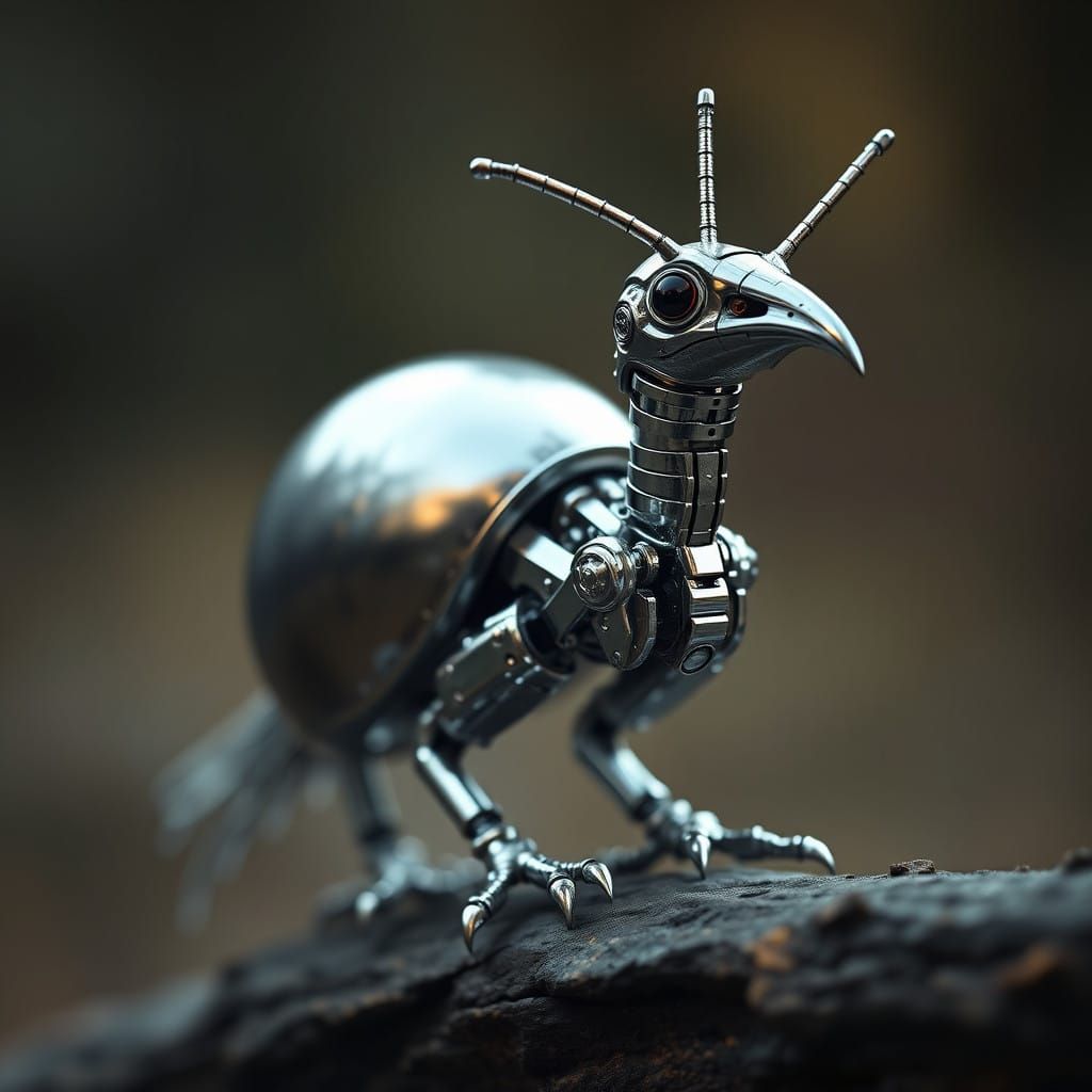 Mechanical Snail Vulture Fusion