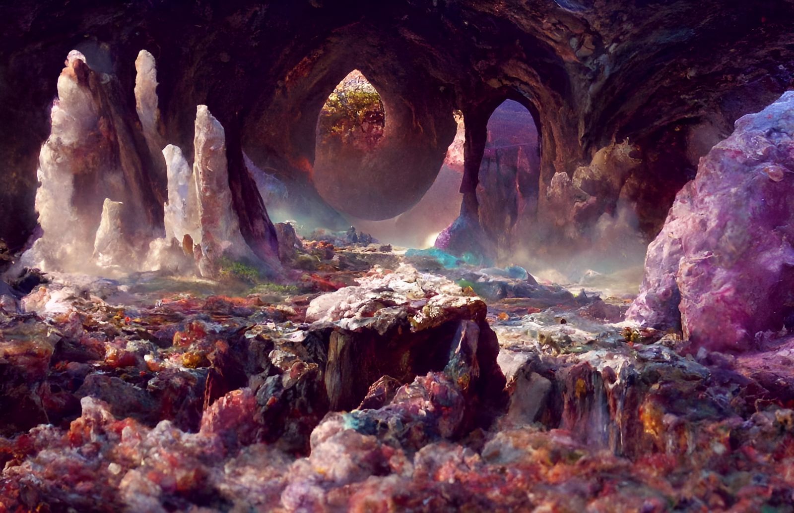 Magic Geode Portal to Alien Garden