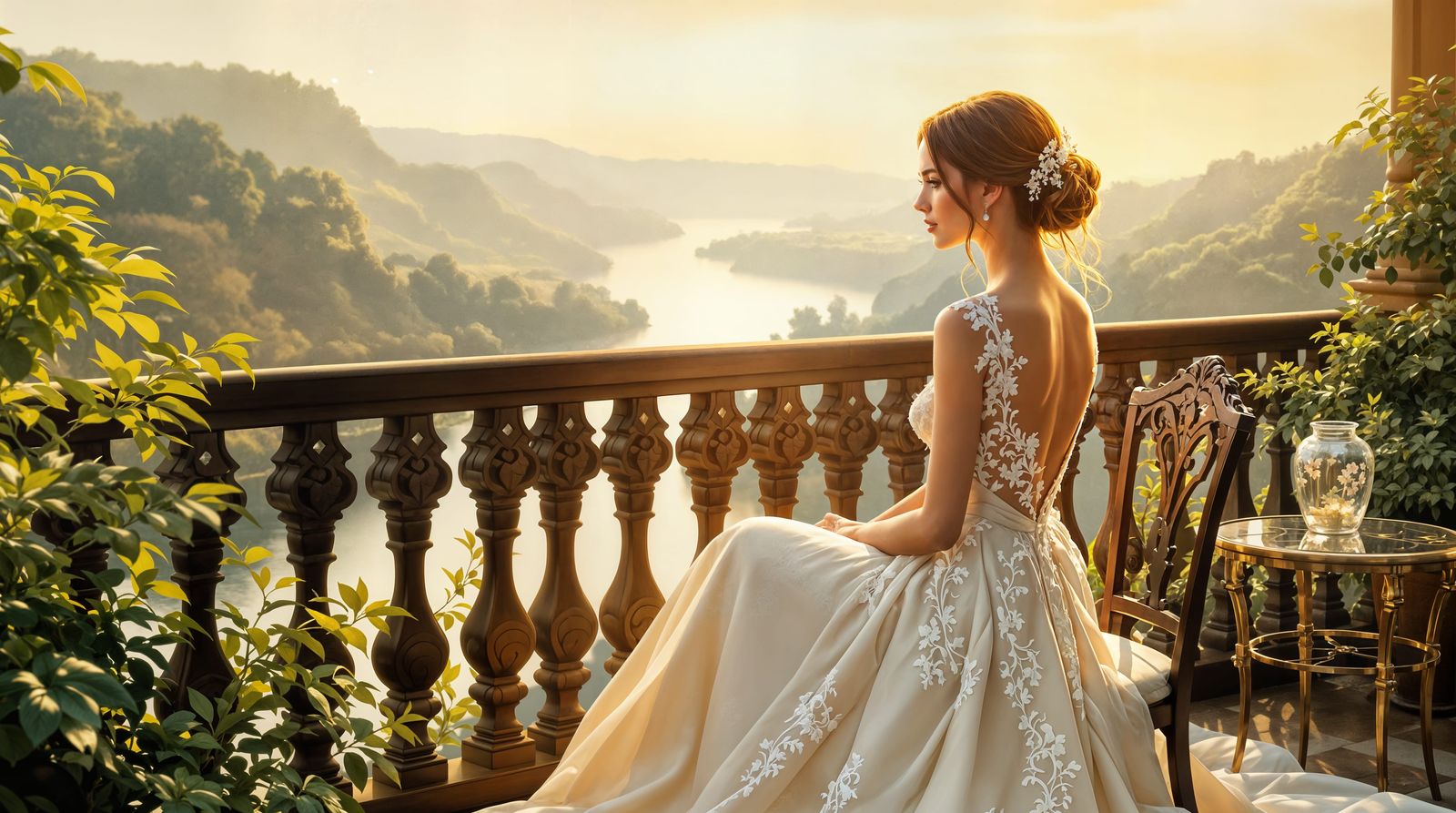 Romantic Golden Hour Serenity