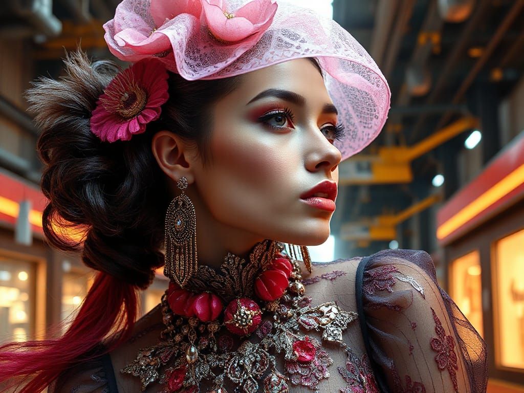 Industrial Style Haute Couture Fashion for Modern Women