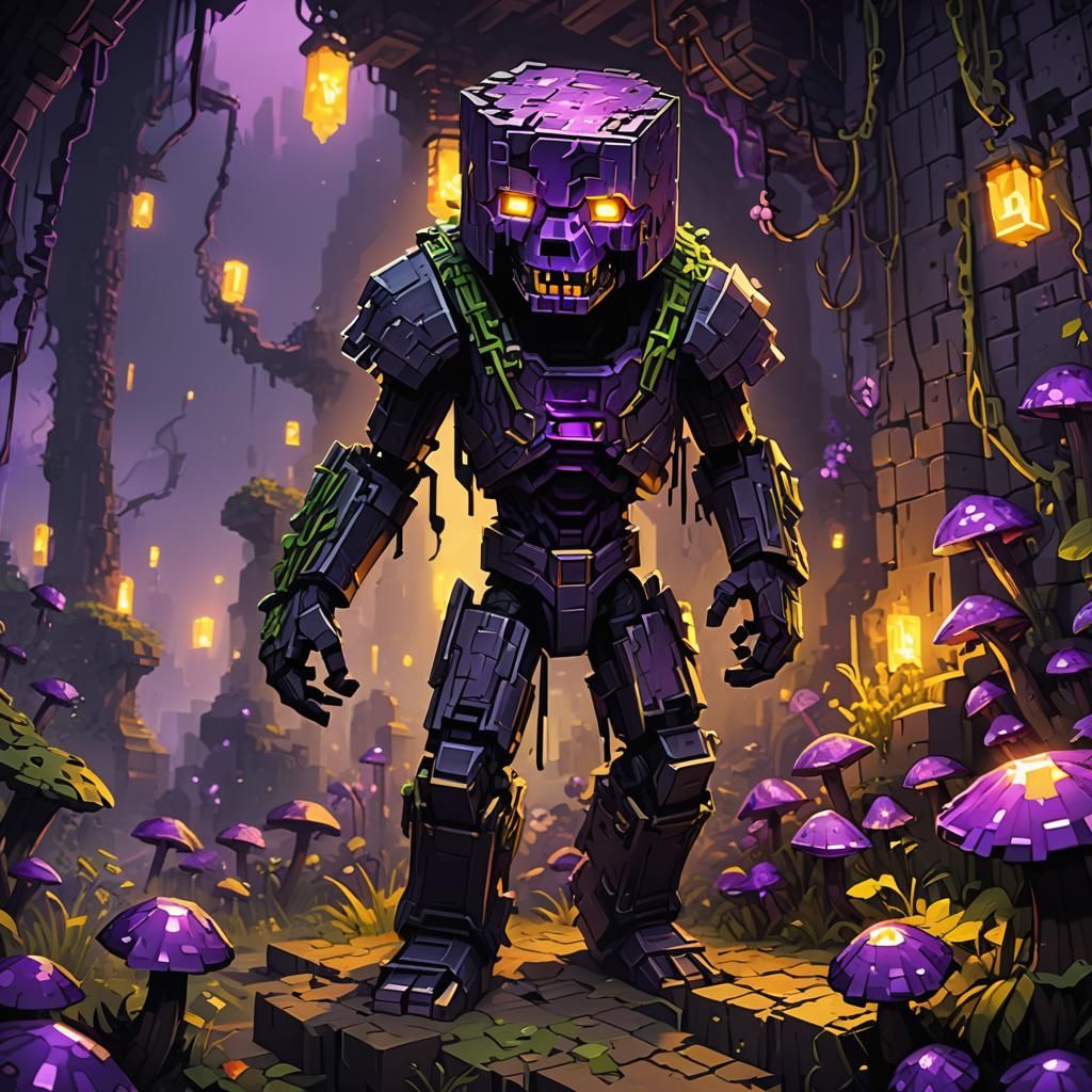 Dark Fantasy Creeper: A Masterpiece of Realism in Minecraft...