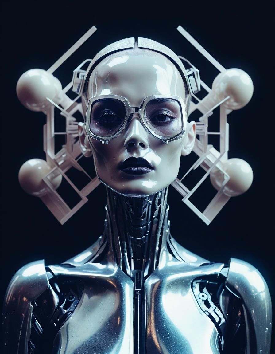 Ethereal Minimal Art in Film Noir Style