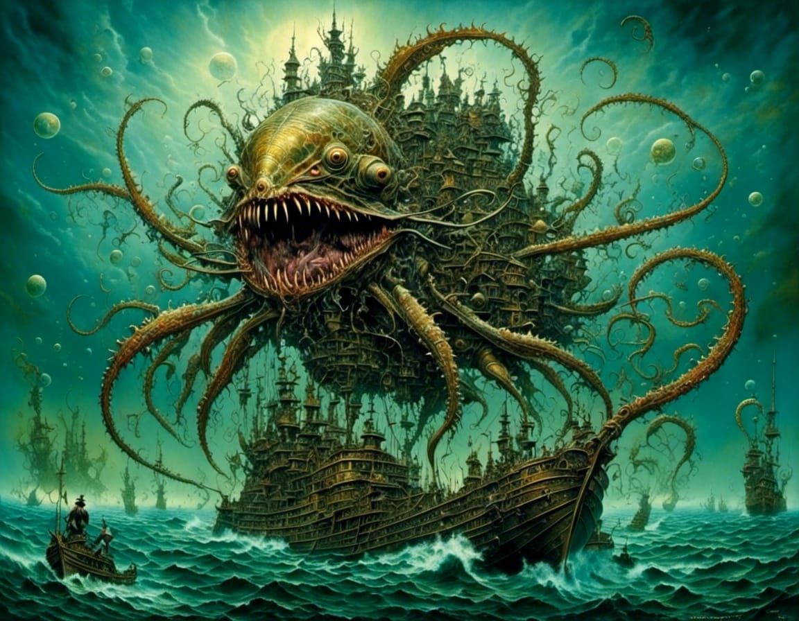 windborne predatory sea creature