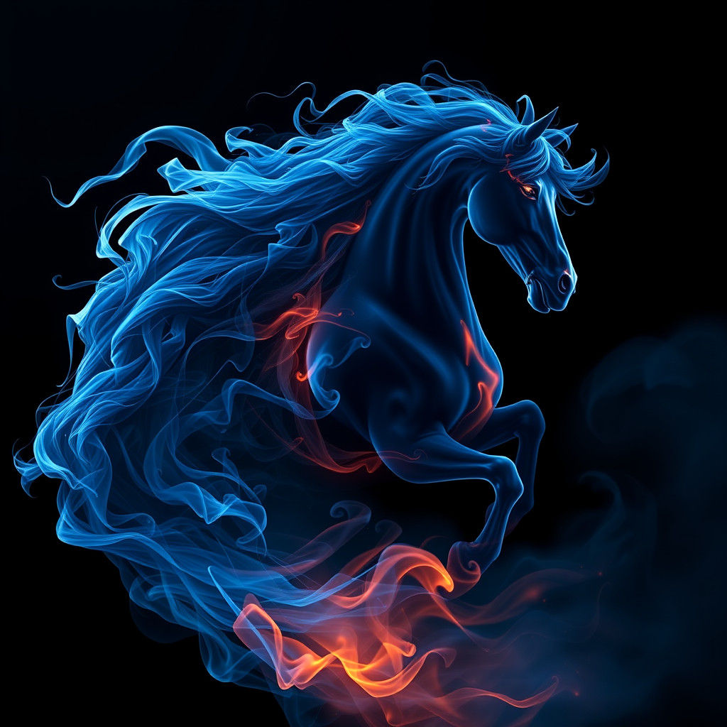 Ethereal Night Goddess in Dark Concept Art Style