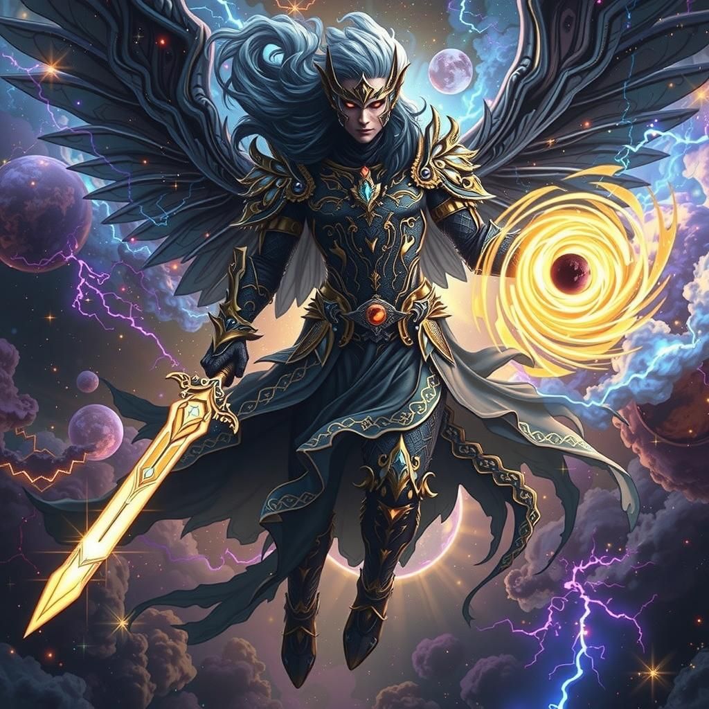 Divine God Merges with Mythical Creature