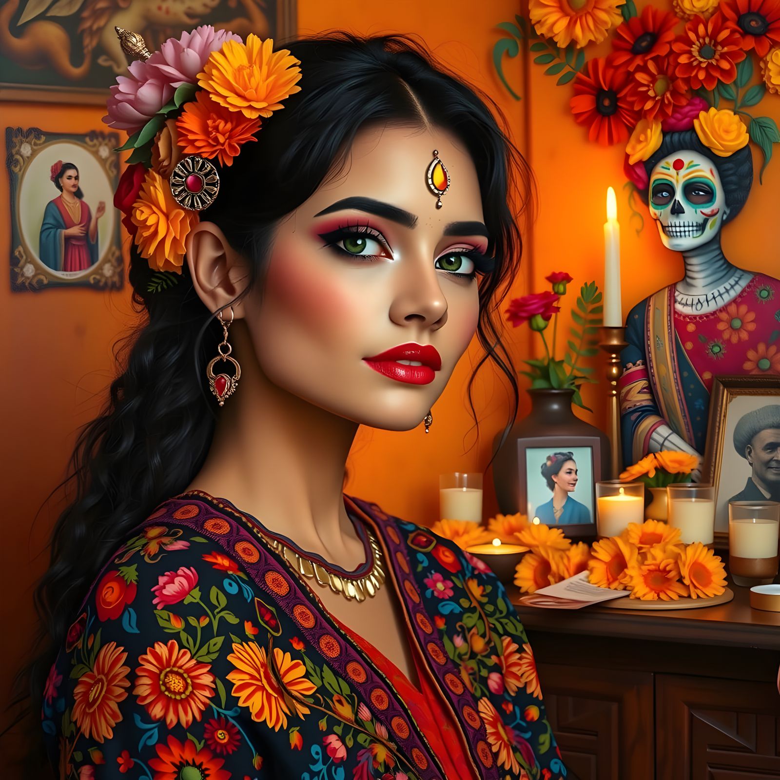 Vibrant Celebration of Life and Death in Mexican Tradition