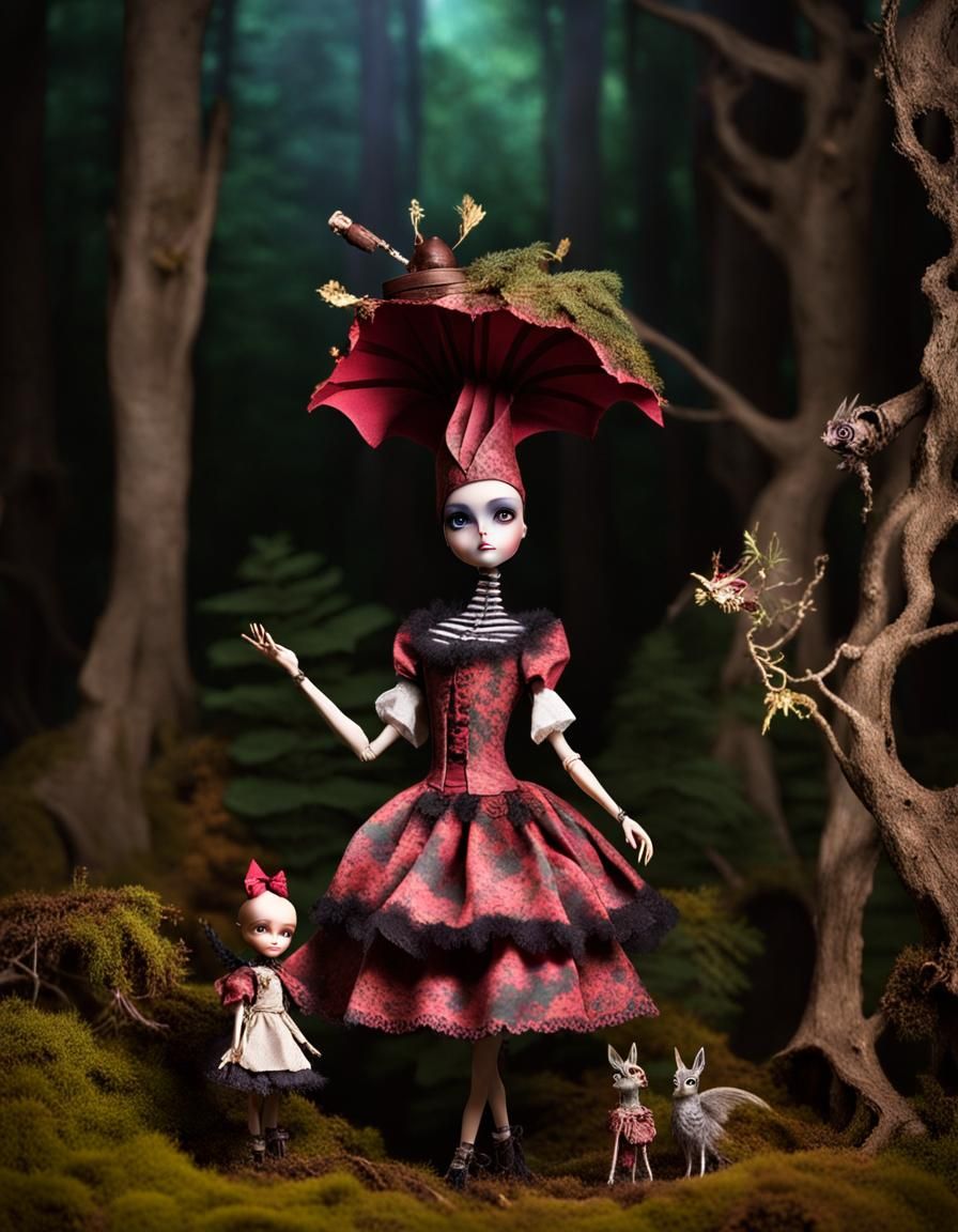 Living Dolls Perform Necromancy in Play Forest