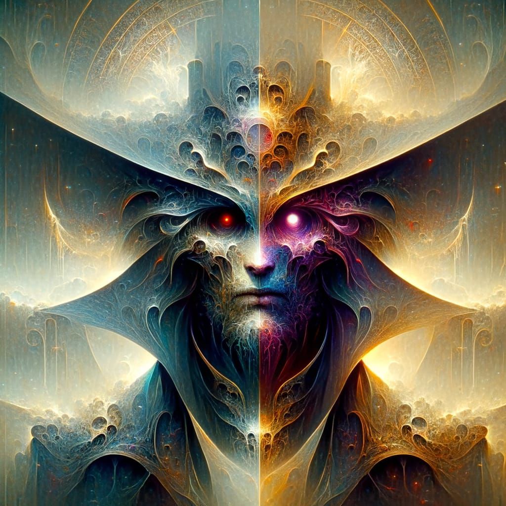 Unholy Divine: Fantasy Illustration of Sacred and Profane