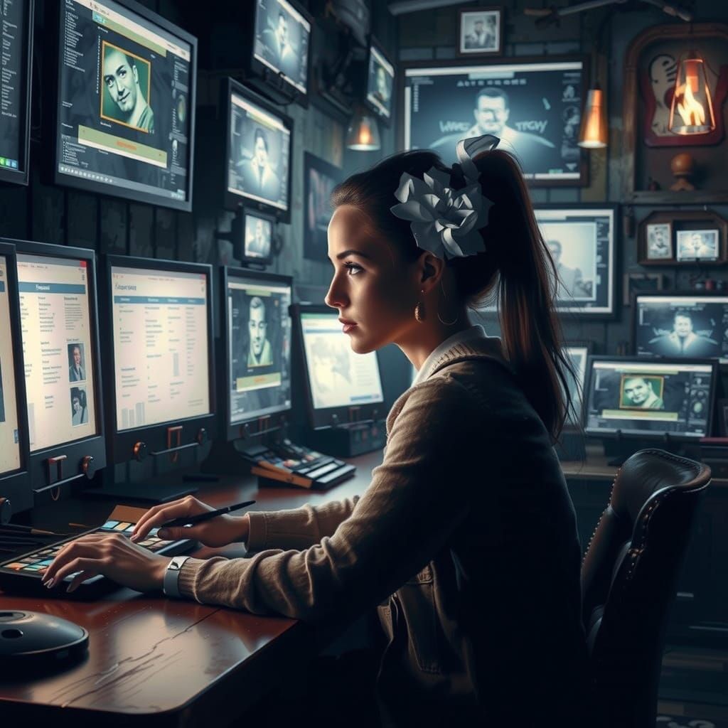 Cozy Art Studio in Warm Natural Light