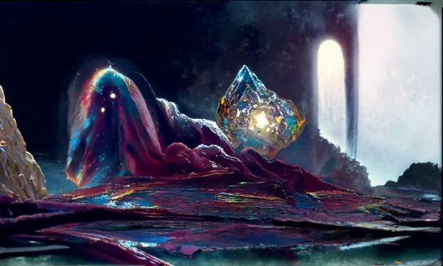 Diamond Planet Midnight: Celestial Gemstone Horror