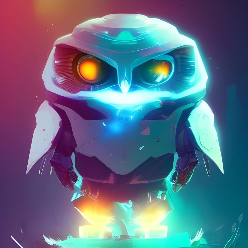 Ultra Instinct Neon Owl