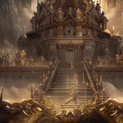 Epic Gods in Digital Matte Painting