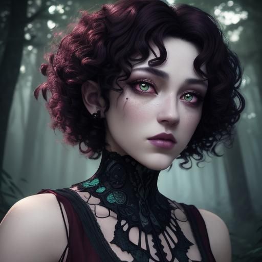 Fae Male Dancing in Moonlit Forest: Anime Realism