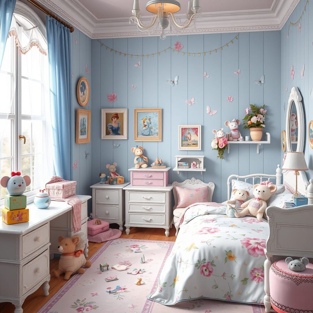 Whimsical Disney Cinderella Fantasy in a French Provincial C...