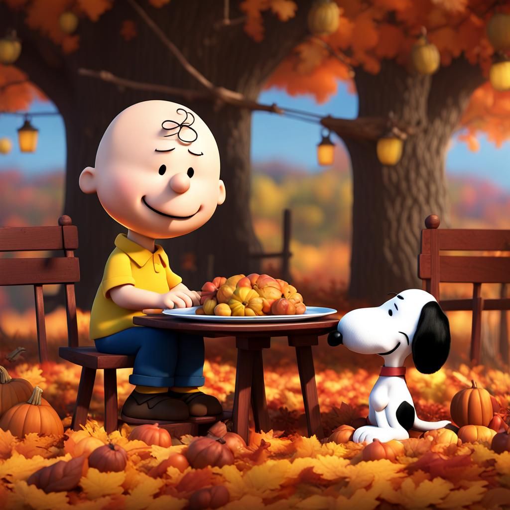 A Charlie Brown Thanksgiving with Snoopy Pixar, Disney, conc...