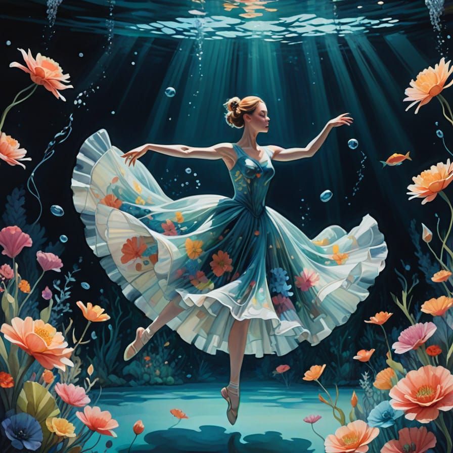 Underwater Ballet of Ethereal Delights