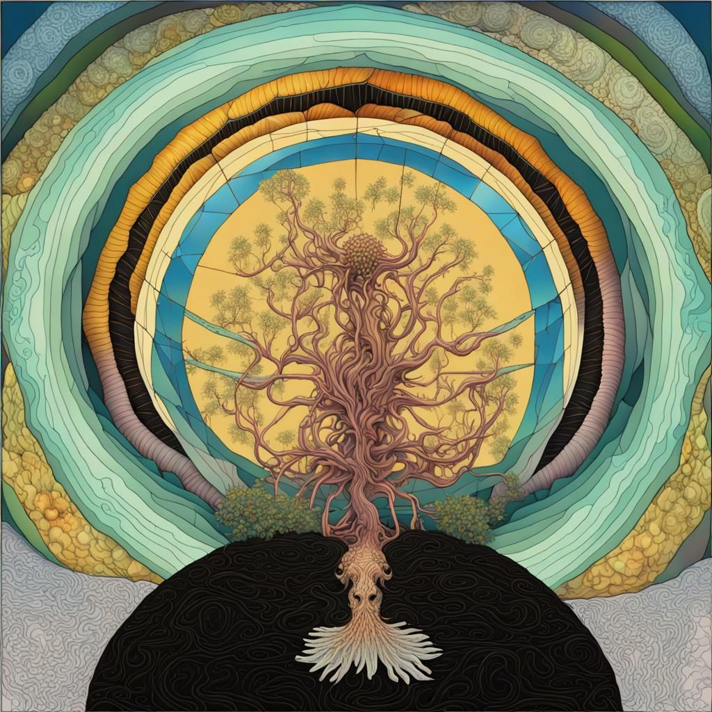 Mystical Fusion: Celtic Geometry and Skeletal Forms