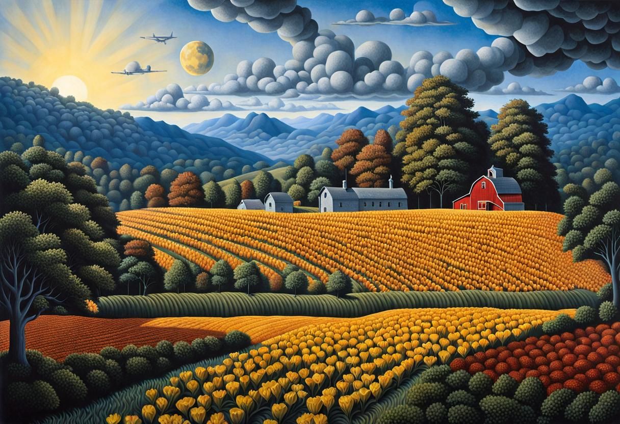 8 Pictures (8/8): Landscape, Home, Farm similar Art Rob Gonsalves
